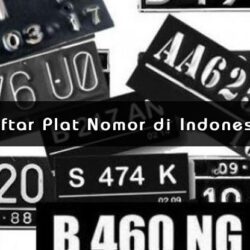 Daftar Plat Nomor Indonesia