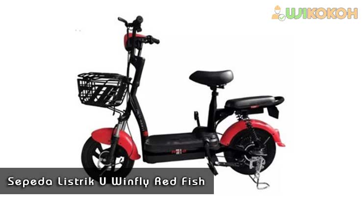 Sepeda Listrik U Winfly Red Fish
